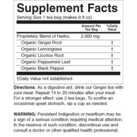 YOGI TEA Ginger, 32 Grams, 16 Tea Bags