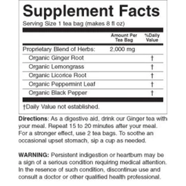 YOGI TEA Ginger, 32 Grams, 16 Tea Bags