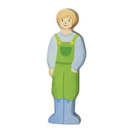 Holztiger 80548 Farmer Handmade Wooden Figure