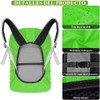 2 Funda Mochila Impermeable con Tira Reflectante, 10-40L Funda de