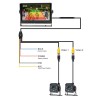 iPoster 7" Split 2 Screen DVR Monitor BSD 2x Metal