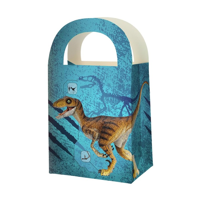 Boland 4 Partytüten - T-Rex - ca. 15,5 x 13
