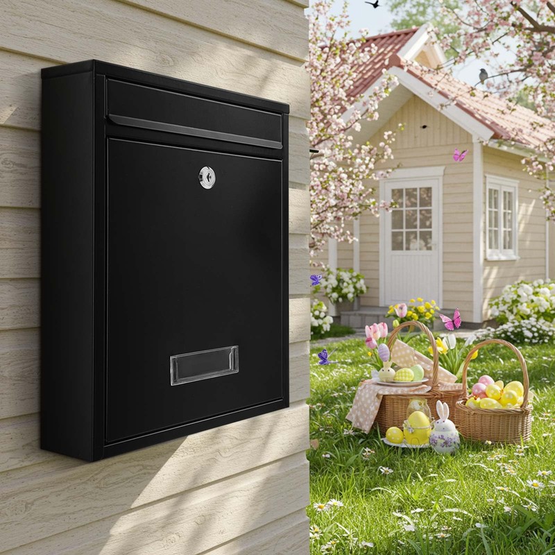 Yaocom Wall Mount Mailboxes for Outside 13.8 x 9.5 x