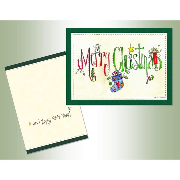 Performing Arts Full Color Inside Merry Christmas Mix Stationery Paper, 52399-18