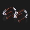 FOCUHUNTER Iron Core Athletics Push Up Bars, Strong Steel Push