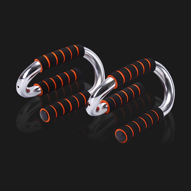 FOCUHUNTER Iron Core Athletics Push Up Bars, Strong Steel Push