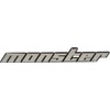 MONSTER SPORT Plated Emblem Pin-less Large 150×20mm ZZZE47