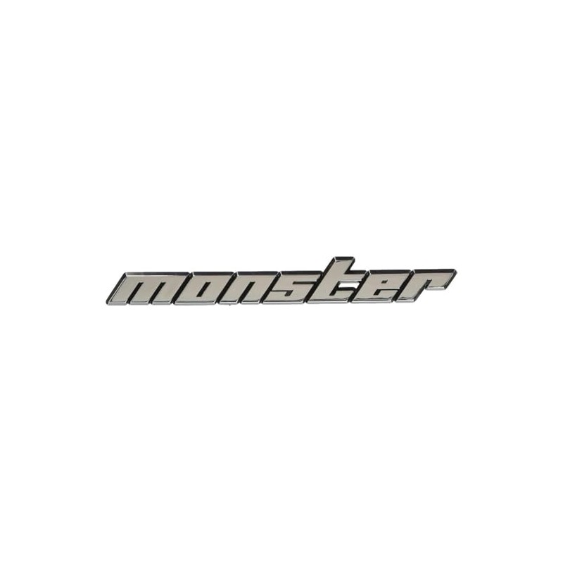 MONSTER SPORT Plated Emblem Pin-less Large 150×20mm ZZZE47