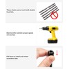 QWORK 3 Pcs 1/4 Inch Hex Shank Quick Release Bar