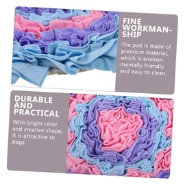 Generic Dog Slow Feeding Mat Practical Snuffle Mat for Dogs Energy Consuming Pet Training Pad Easy to Clean Design for Indoor Use Fun Sniffing Activity for Pets