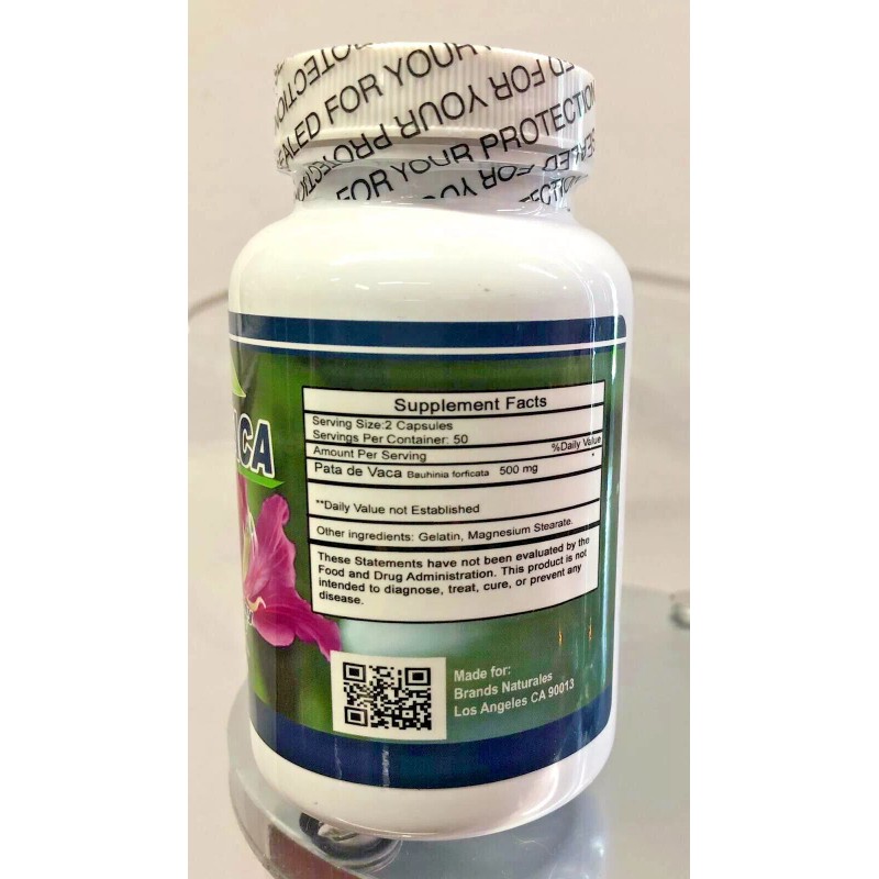 Brands Naturals Pata de Veca 60 Capsulas (Bauhinia-Fort