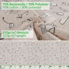 Fabric Tablecloth Washable Table Linen Tablecloth Cotton Polyester Kitchen 240