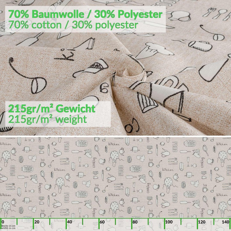 Fabric Tablecloth Washable Table Linen Tablecloth Cotton Polyester Kitchen 240