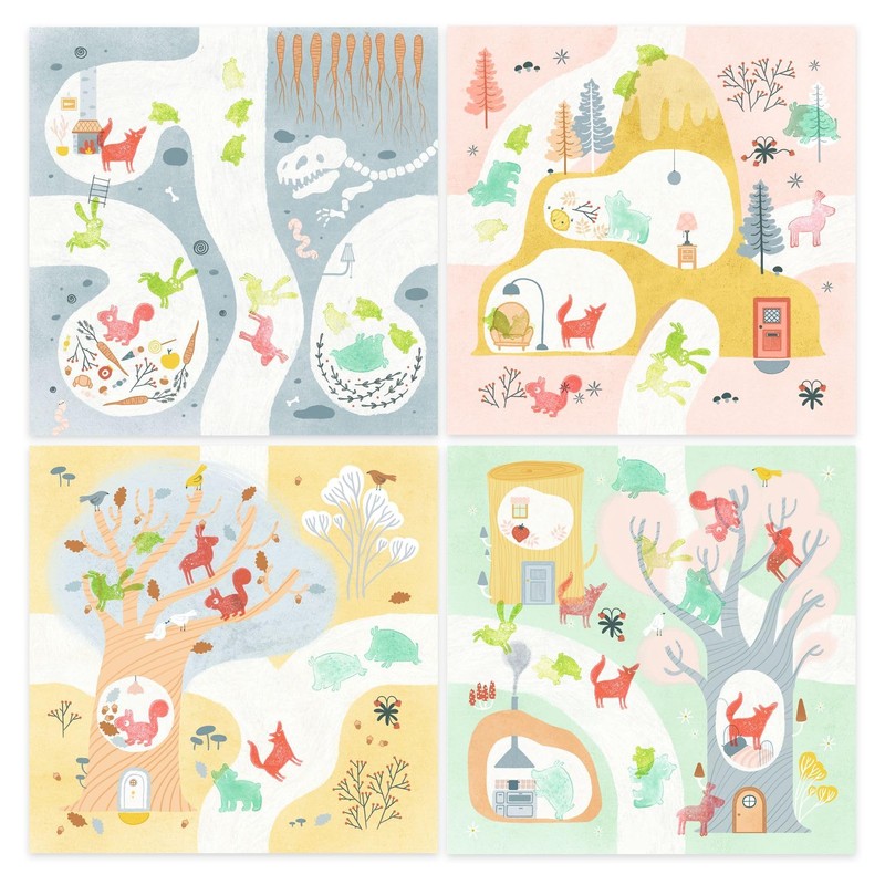 Djeco DJ09953 Stamp 3-6 - To Visit | Creative Set