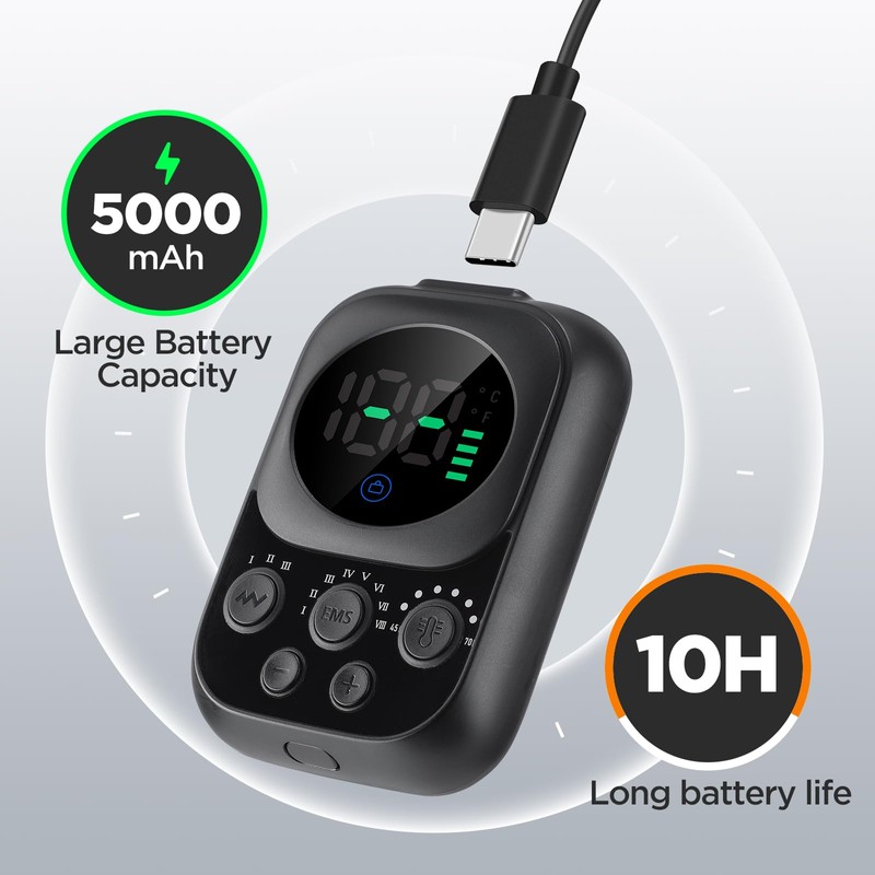 Cordless Heated Shoulder Support, Shoulder Massager, Shoulder Brace Wrap for