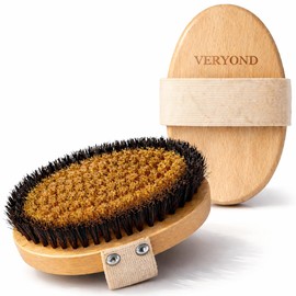 VERYOND Copper Dry Brushing Body Brush with Ion Charged Bristles