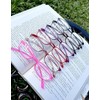 Calabria 718 Flexie Oval Reading Glasses +4.50 Fuschia/Mutli (2 Pack)