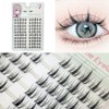 10 rows large capacity eyelashes, 100 hairs, artificial partial strand eyelash extensions, Mibrin, 10 rows volume lashes, single item, 1 piece, C curl length mix / 10줄 대용량 속눈썹 100모 인조 부분 가닥속눈썹 연장 미브린 10줄 볼륨래쉬 단품, 1개, C컬 길이혼합