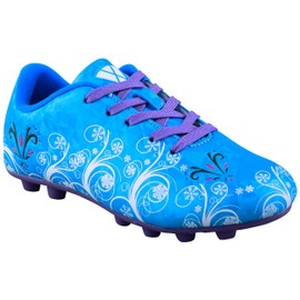 Vizari Unisex-Child Frost-K Cleats, Blue/Purple, 9 Little Kid