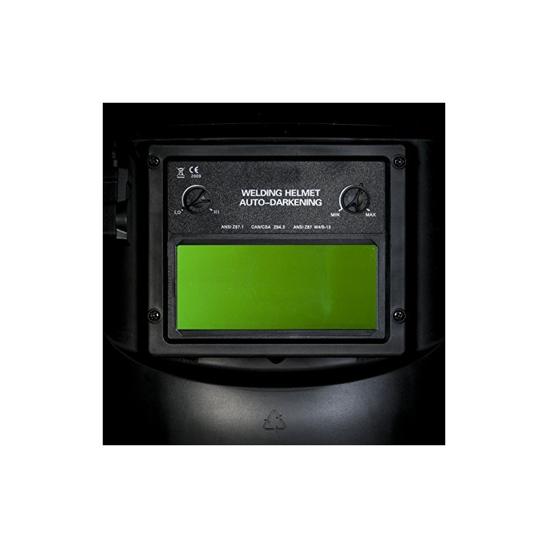 Portwest BizWeld Plus Welding Helmet, Size: One Size, Colour: Black,