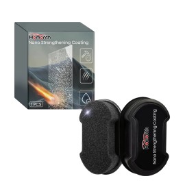 Homonth Car Sponge Wipe, Windshield Drain Window Brightening Portable Reinforced Glass Cleaning Sponge