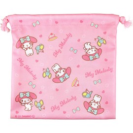 Teases Factory SR-5530160MM Flat Drawstring Bag, 7.9 x 7.9 inches (20 x 20 cm), Sanrio Comics/My Melody