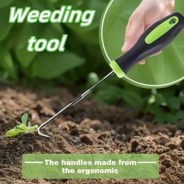 Weed Puller Tool – Dandelion Puller, Manual Root Remover Garden Weeder