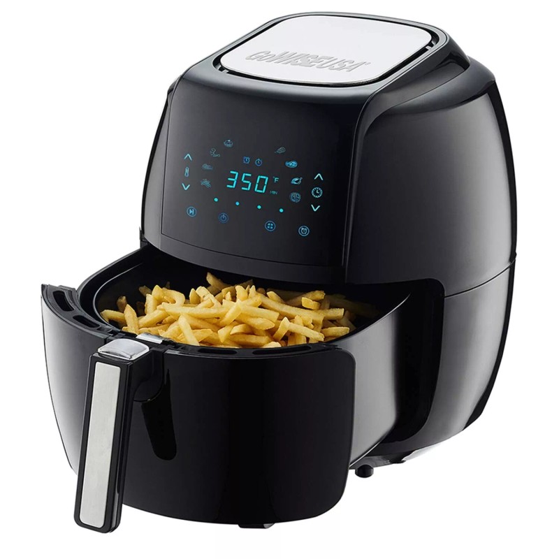 GoWISE USA 1700-Watt 5.8-QT 8-in-1 Digital Air Fryer with Recipe