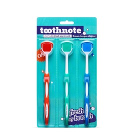 White stain removal tongue cleaner 3-piece set (orange + blue + mint) / 백태제거 혀클리너 3종세트 (오렌지+블루+민트)