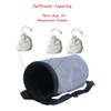 HOUSON Climbing Chalk Bag, Polyamide, Blue with Carabiner, Drawstring &