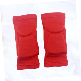 SAFIGLE 1 Pair Elbow Sleeve Compression Pads Breathable Padded Arm Guards for Sports Men Women for Basketball Football Weightlifting Red Color