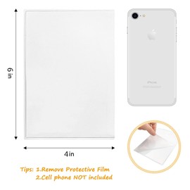 Mingting Magnetic Picture Frame, Holds 4x6 Inches Pictures, Reusable Black Magnet Fridge Photo Sleeves for Refrigerator, Locker,Office Cabinet