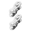 sourcing map 2pcs Bicycle Missing Link 6/7/8 Speed Reusable Steel