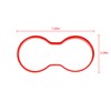 JeCar for Challenger Red Interior Cup Holder Trim Decor Cover