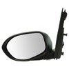 TRQ Driver Side Mirror Assembly Power Textured Black Foldaway Compatible