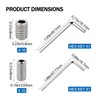 Zfegto W11366418 Refrigerator Freezer Door Handle Mounting Set Screw -