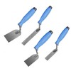 4 x Narrow Stainless Margin Stucco Trowel 30, 30x160, 50,