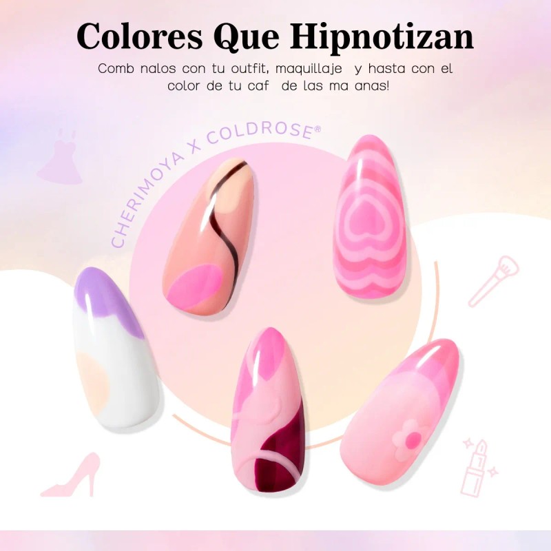 Gama De 12 Colores Gel Esmaltes Semipermanentes Coldrose