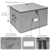 popoly Stemware Storage Cases, Wine Glass Storage Box Containers with