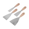 4 Pcs Putty Knife Scrapers Stainless Steel Spackle Knife Metal