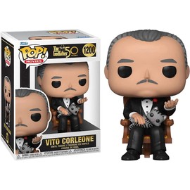 POP The Godfather 50th - Don Vito Corleone Funko Vinyl Figure (Bundled with Compatible Box Protector Case), Multicolored, 3.75 inches