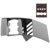 Armrest Box Rear Air Vent Trim Anti Kick Cover Carbon