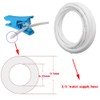 CESFONJER RO Water Filter Fittings, 3/8" Straight Connector, 3/8" to