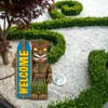 Garden Statue Welcome Sign Surfboard Ornaments for Outdoor Decoration