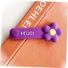 iplusmile 2pcs Flower Cable Organizer Earphone Cord Holder Cute and