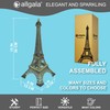 allgala 15" Eiffel Tower Statue Decor Alloy Metal, Bronze
