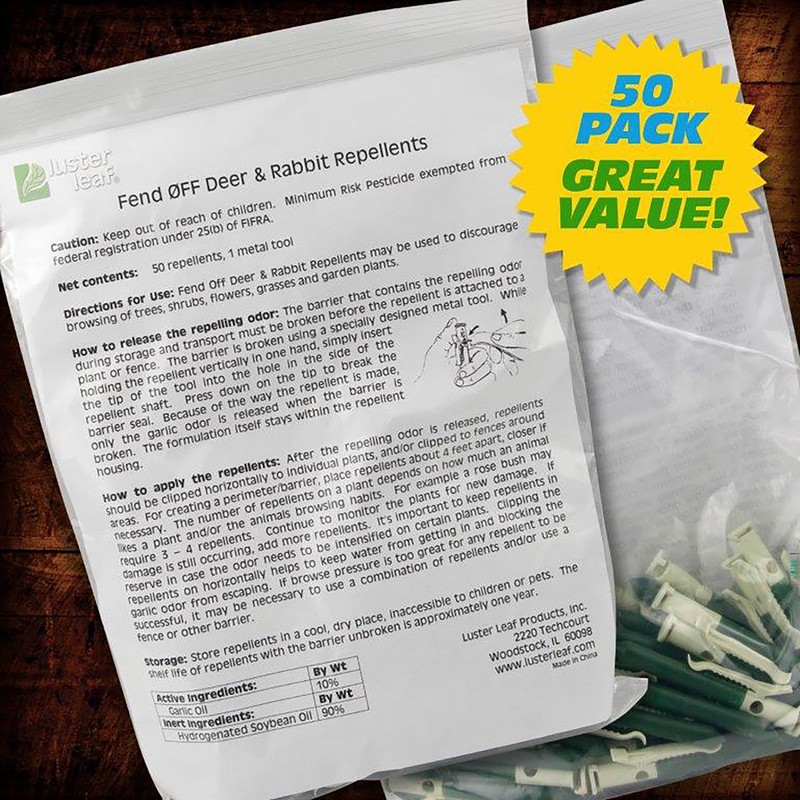 Luster Leaf DR-50 Fend Off Deer and Rabbit Repellent Plant