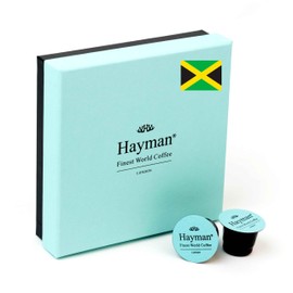 Hayman, 100% Blue Mountain Coffee From Jamaica, Medium Roast, 20 Specialty Coffee Pods | Espresso Capsules Compatible With Nespresso Original Line Machines