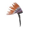 Vaveren Artificial Feather Headdress Men Women Indian Headdress for Dance