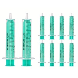 MedixX Disposable Syringes 10 ml without Needles in Various Sizes for Hobby and DIY Syringes Individually Sterile Packed in Practical Sliding Seal Bag (10 x 10 ml)